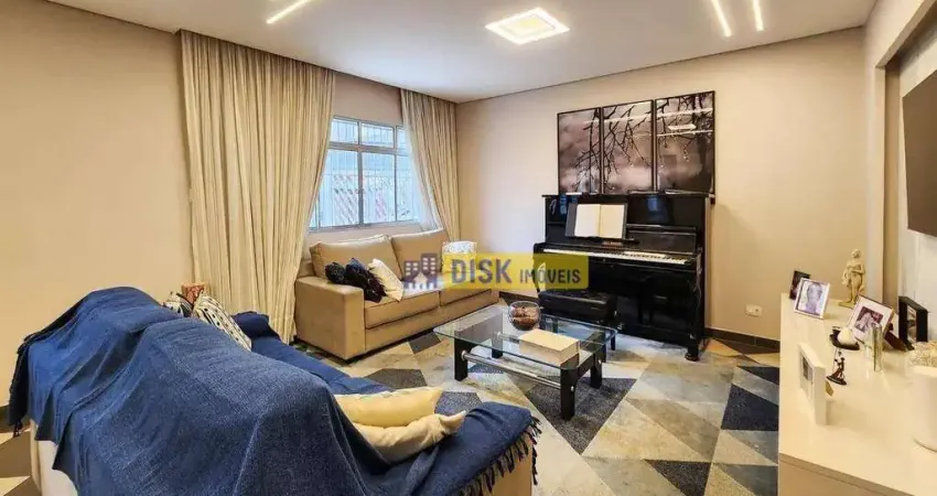 Sobrado com 3 dormitórios, 245 m² - venda por r$ 855.000 ou aluguel por r$ 5.170/mês - assunção - são bernardo do campo/sp