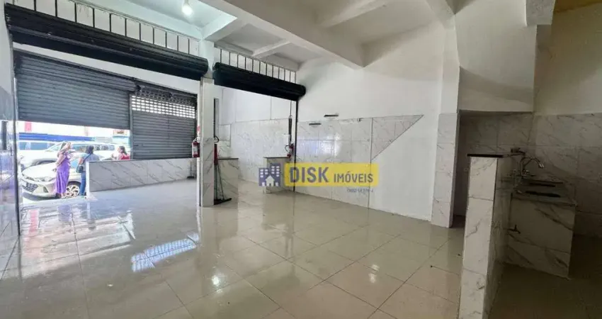 Salão para alugar, 78 m² por r$ 4.650,00/mês - jardim maria cecília - são bernardo do campo/sp