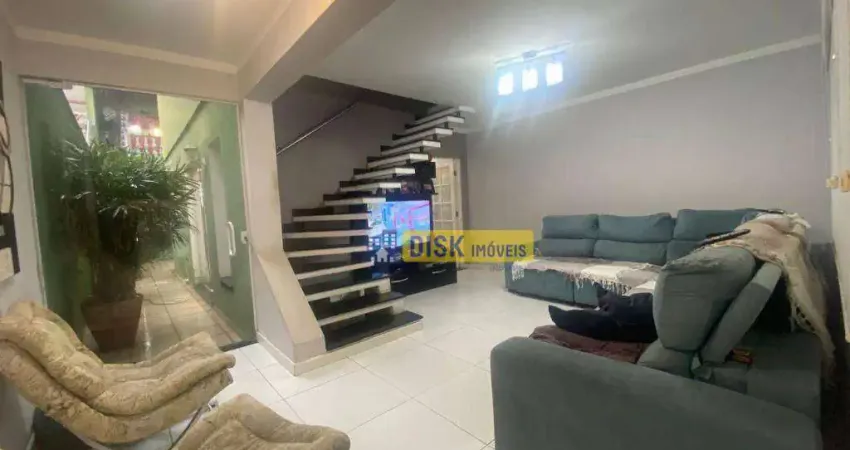 Sobrado com 3 dormitórios à venda, 177 m² por r$ 770.000 - assunção - são bernardo do campo/sp