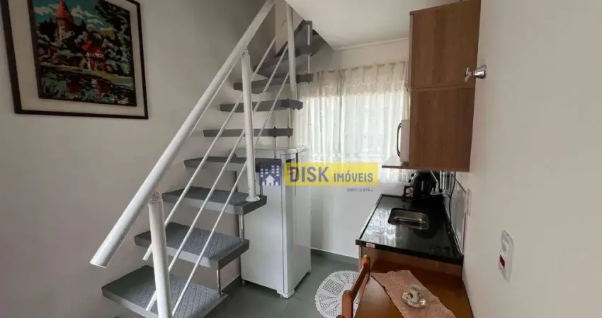 Kitnet com 1 dormitório para alugar, 30 m² por R$ 2.000/mês - Vila Gonçalves - São Bernardo do Campo/SP