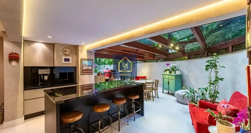 Apartamento Garden Alto Padrão com 4 dormitórios (2 suítes). São 205,75m² privativos por R$ 2.290.000 no bairro São Lourenço em Curitiba/PR