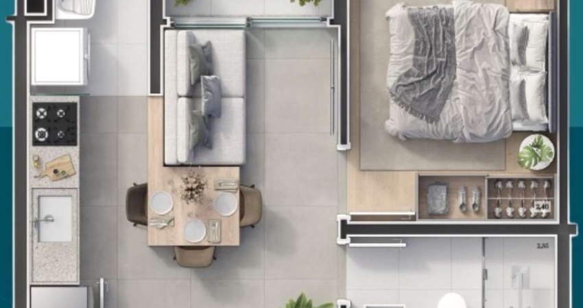 Apartamento com 1 quarto à venda na Mooca, São Paulo 