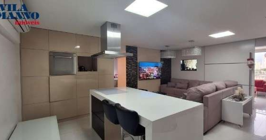 Apartamento à venda na Mooca, São Paulo-SP: 3 quartos, 1 suíte, 1 sala, 2 banheiros, 2 vagas de garagem.