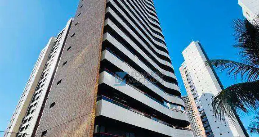 Apartamento com 4 dormitórios à venda, 305 m² por r$ 1.900.000 - meireles - fortaleza/ce