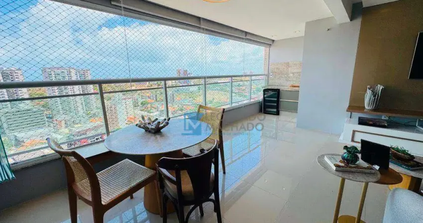 Apartamento com 3 dormitórios à venda, 130 m² por r$ 1.650.000 - cocó - fortaleza/ce