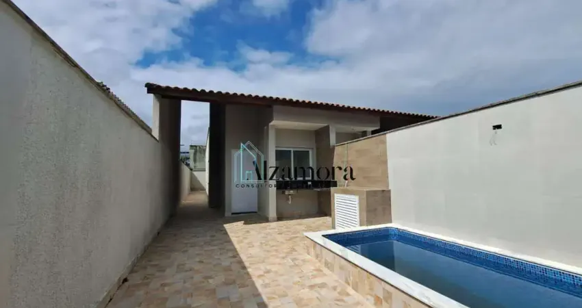 Casa Geminada 2 dormitórios com piscina no savoy em Itanhaém/SP