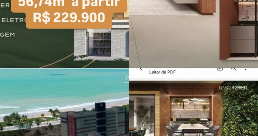 Flat com 1 quarto à venda na Rua Clóvis de Holanda Calado, Intermares, Cabedelo