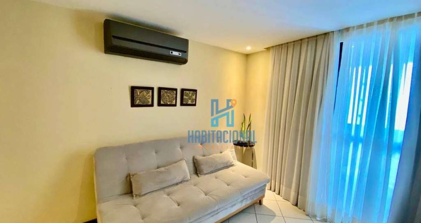 Flat com 1 dormitório à venda, 40 m² por R$ 317.999,99 - Vila de Ponta Negra - Natal/RN