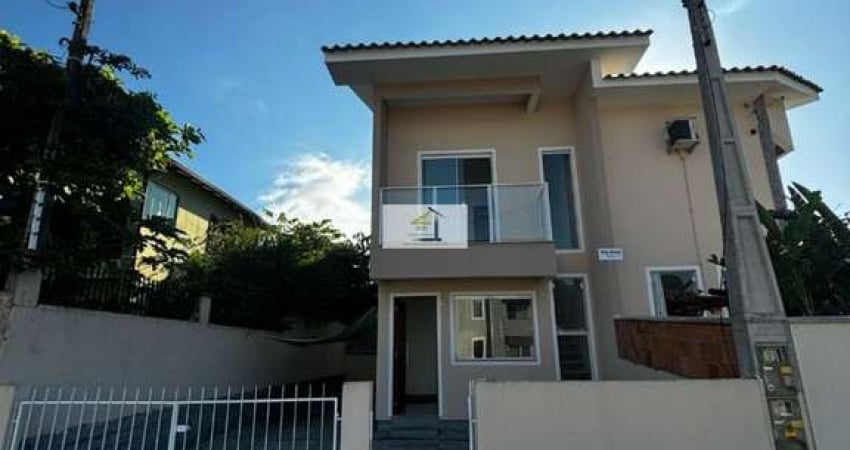 Lindo sobrado para aluguel com 02 quartos e garagem em Palhoça!