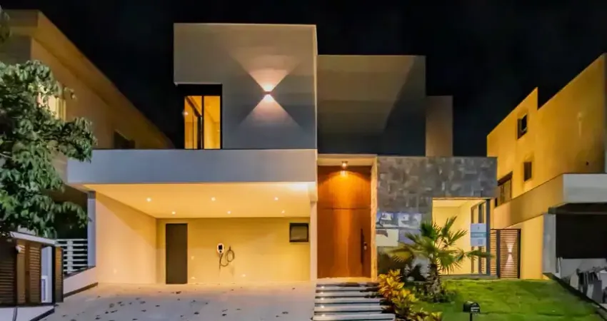Casa de luxo completa no gênesis i - alto padrão e localização imbatível!