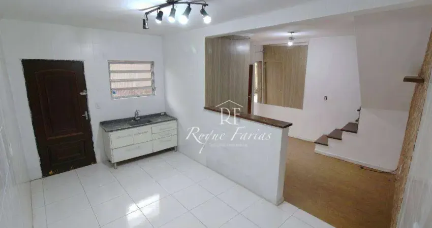 Sobrado com 2 dormitórios para alugar, 70 m² por R$ 2.075,78/mês - Vila Dalva - São Paulo/SP
