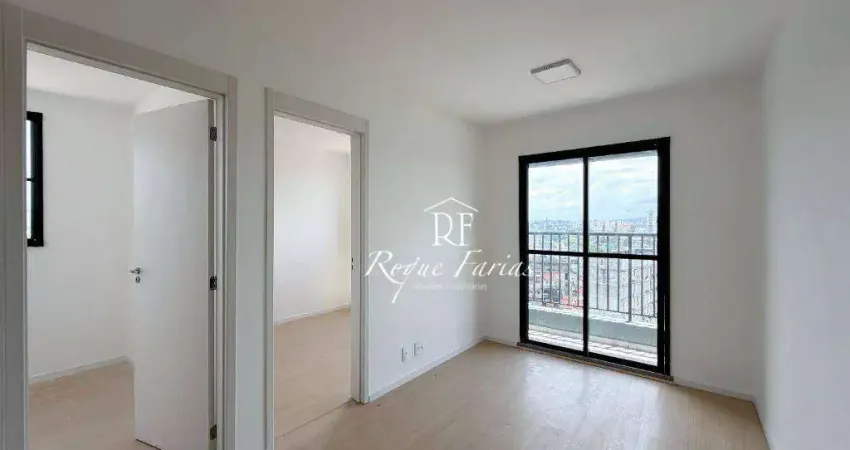 Apartamento com 2 dormitórios para alugar, 41 m² por r$ 2.500,00/mês - jaguaré - são paulo/sp