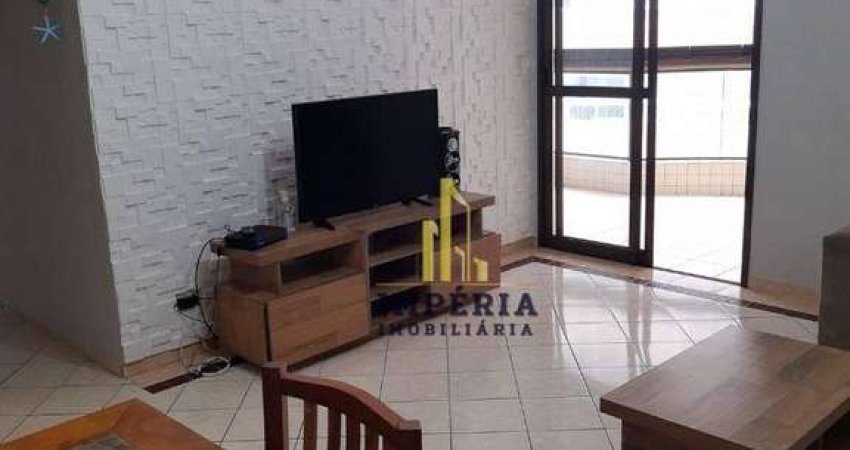 Apartamento com 3 dormitórios à venda, 107 m² por R$ 630.000,00 - Aviação - Praia Grande/SP