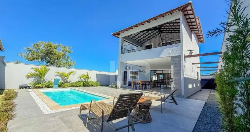 Casa alto padrão 4 quartos/suíte e closet em estância monazitica - jacaraipe