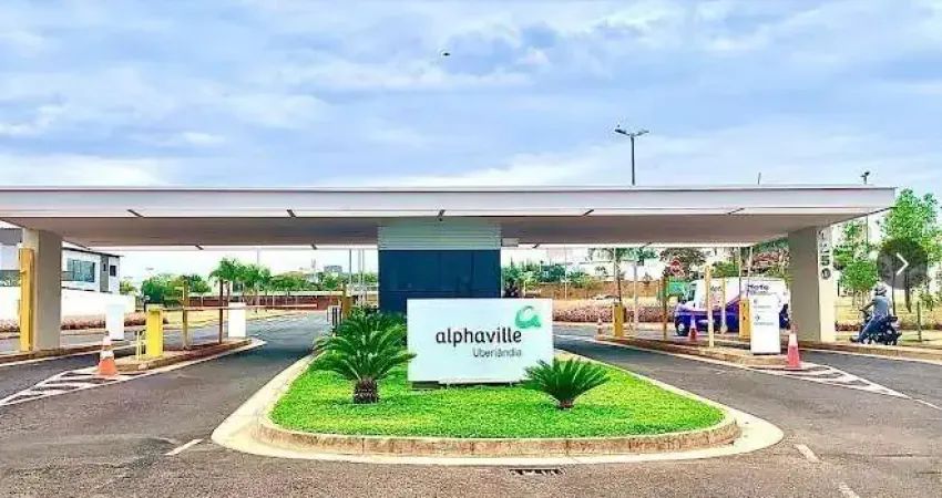Terreno em condomínio fechado à venda no Alphaville, Uberlândia 