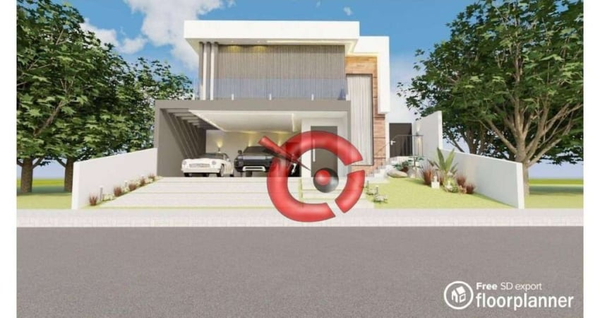 Casa com 3 dormitórios à venda, 212 m² por R$ 1.790.000,00 - Condomínio Bella Vittá - Jundiaí/SP