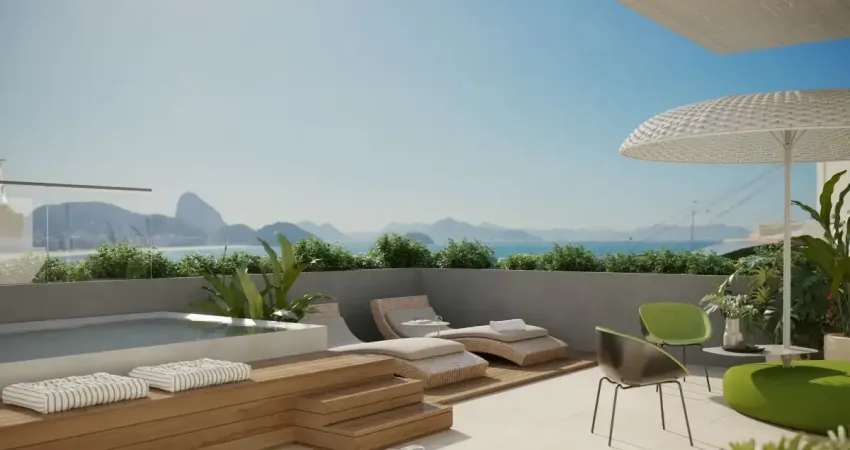 D03 - arpoador - rio de janeiro - loft residencial 39 m², 1 quarto,1 suíte, 1 banheiro, 1 vaga