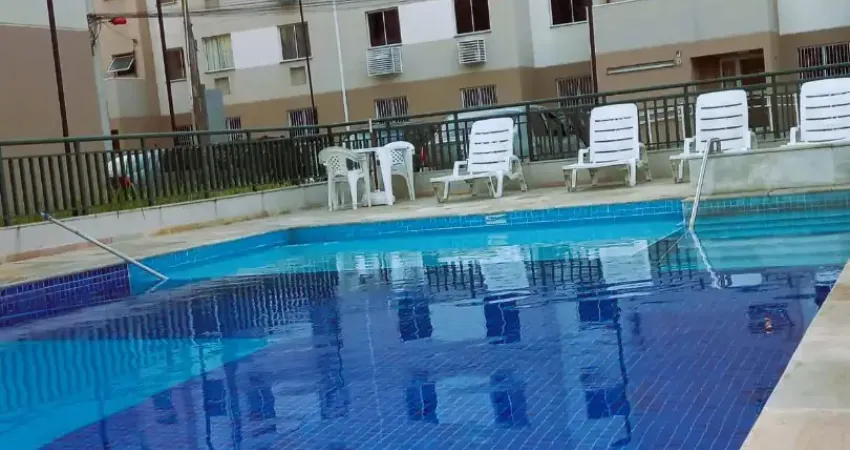 Dd4 - neves-são gonçalo apto 50m²,2qts,1garagem,piscinas,churr,quadra,salão festa.acfinancbancário