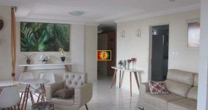 Apartamento com 3 dormitórios + DCE, à venda no bairro Cabo Branco - João Pessoa/PB