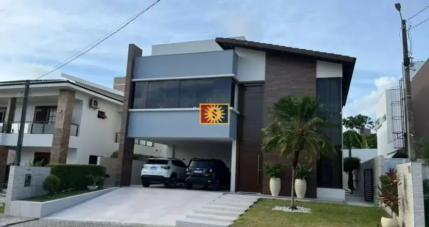 Casa de Condomínio Para Vender com 4 quartos 4 suítes no bairro Altiplano Cabo Branco em João Pessoa