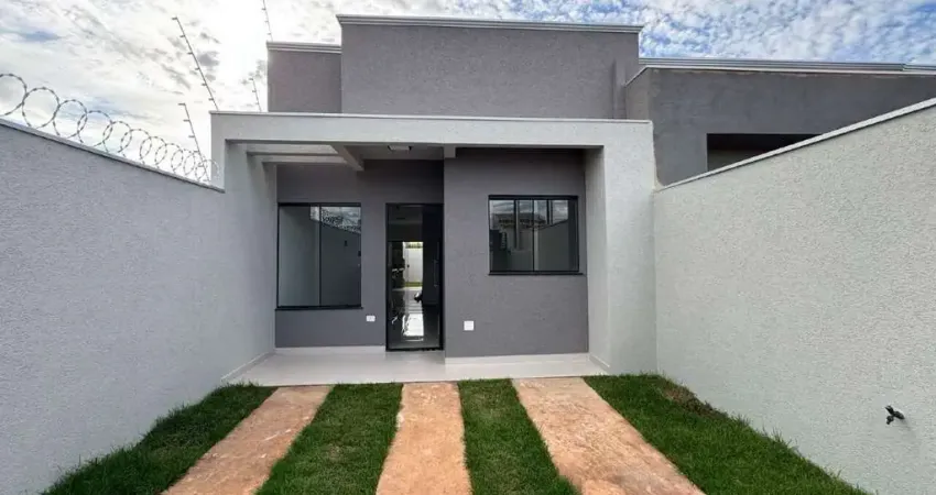 Casa com suíte, gourmet e quintal no Figueiras do Parque.