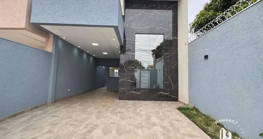 Casa com 2 quartos à venda na Rua Benjamin Adese, Jardim Leblon, Campo Grande