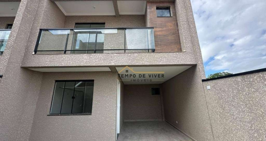 Sobrado com 3 dormitórios à venda, 126 m² por R$ 760.000,00 - Xaxim - Curitiba/PR