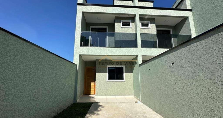 Sobrado com 3 dormitórios à venda, 84 m² por R$ 550.000,00 - Sítio Cercado - Curitiba/PR