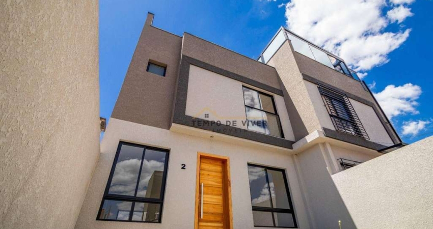 Sobrado com 3 dormitórios à venda, 147 m² por R$ 679.000,00 - Lindóia - Curitiba/PR