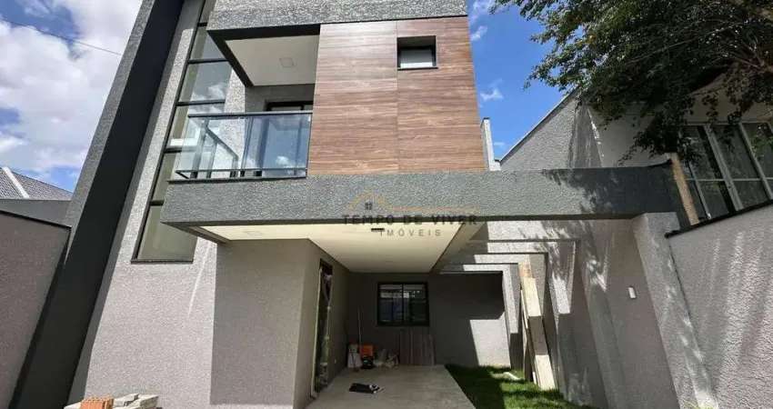 Sobrado com 3 dormitórios à venda, 141 m² por r$ 1.050.000,00 - capão raso - curitiba/pr