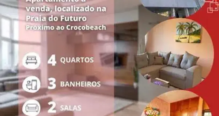 Apartamento venda tem 109 m² com 4 quartos em praia do futuro - fortaleza - ce