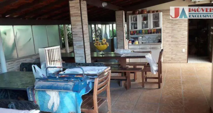 Chácara com 7 dormitórios à venda, 3000 m² por r$ 1.300.000,00 - jundiaquara - araçoiaba da serra/sp