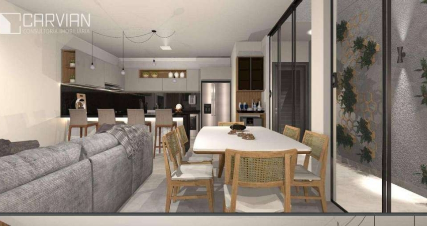 Sobrado para venda em Bonfim Paulista de 220.00m² com 2 Quartos, 2 Suites e 2 Garagens