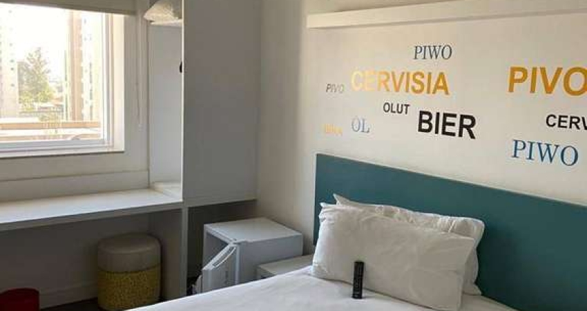 Flat para venda em Bosque Das Juritis de 18.00m² com 1 Quarto, 1 Suite e 1 Garagem