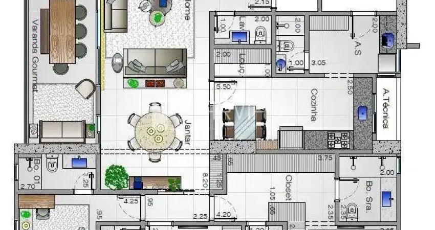 Apartamento com 3 Quartos para venda – Parque Olhos d’Água, Condomínio em frente ao lago, Ribeirão Preto SP