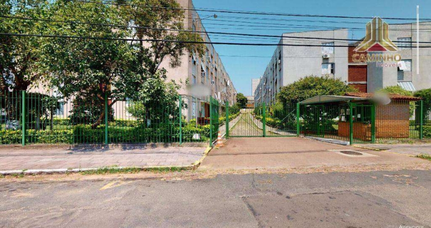 na Rua Eurico Lara em Porto Alegre, vendo apartamento de dois dormitórios com garagem