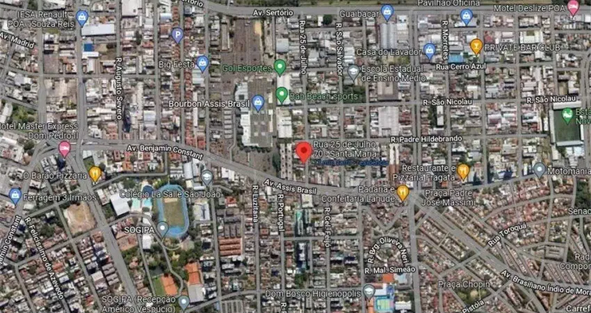 Terreno comercial à venda na Rua 25 de Julho, 70, Santa Maria Goretti, Porto Alegre