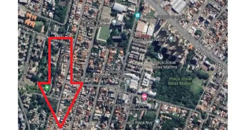 Terreno em condomínio fechado à venda na Rua Teixeira de Freitas, 747, Santo Antônio, Porto Alegre