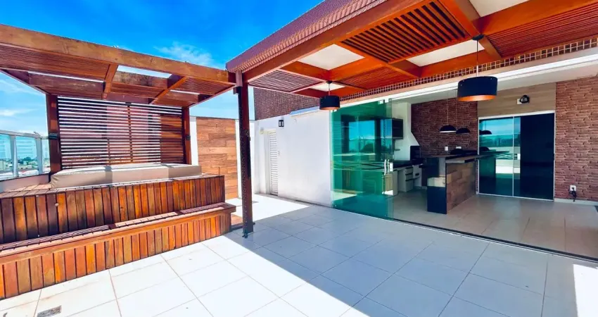 Cobertura duplex com 216m² de Exclusividade no Centro: Ofurô, Cinema Privativo e Lazer de Cinema