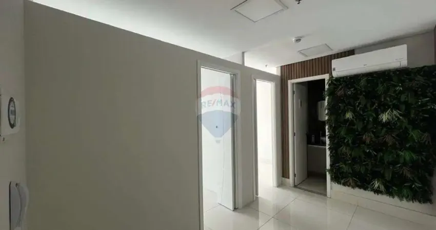 Sala comercial para locação, Subdivida com 2 salas, recepção, no moderno Conjunto Cidade Viva Office.