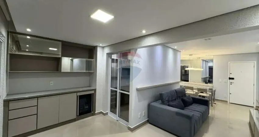 Apartmento para LOCAÇÃO, mobiliado, moveis planejados, varanda gourmet, 2 vagas demarcadas, lazer completo