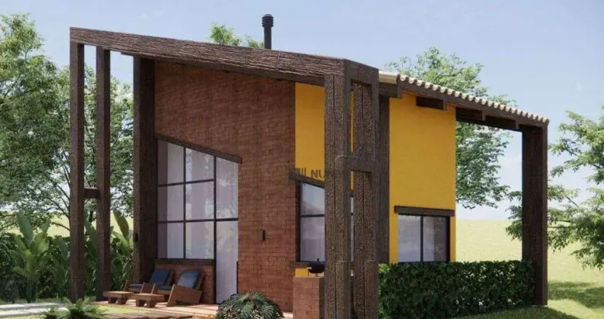Lançamento: Chalés à venda - Clube Candongas, 42 m², a partir de R$ 189.000 - Conceicao Da Ibitipoca - Lima Duarte/MG