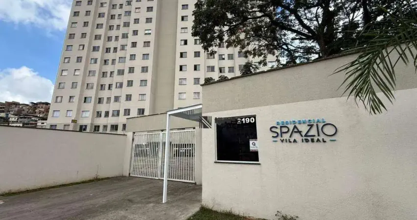 Apartamento com 2 dormitórios à venda, 48 m² por r$ 185.000 - vila ideal - juiz de fora/mg