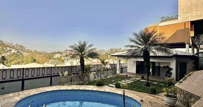 Casa com 4 dormitórios à venda, 511 m² por r$ 3.700.000,00 - swiss park - são bernardo do campo/sp