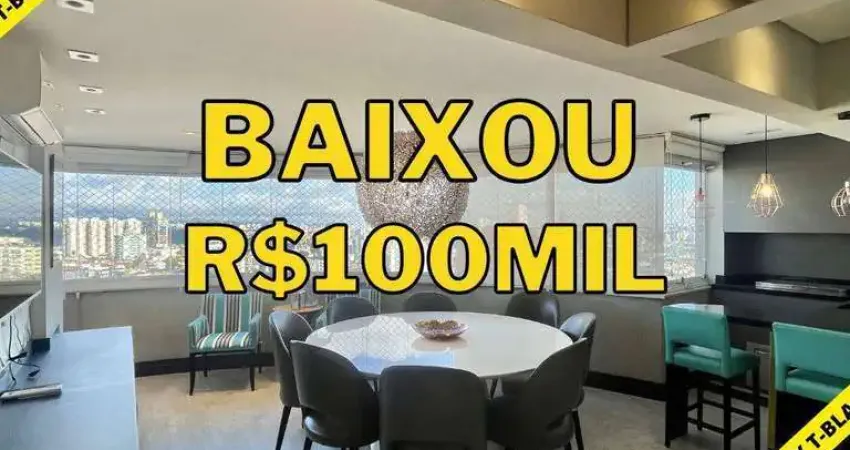 Apartamento com 3 dormitórios à venda, 127 m² por r$ 1.600.000,00 - vila scarpelli - santo andré/sp