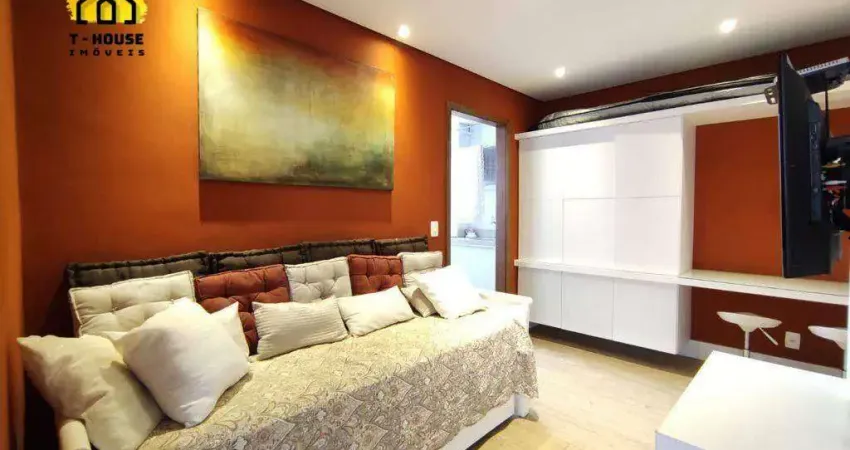 Cobertura com 4 dormitórios à venda, 142 m² por r$ 1.700.000,00 - vila luis antônio - guarujá/sp
