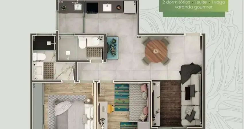 Apartamento com 2 dormitórios à venda, 66 m² por r$ 641.000,00 - nova petrópolis - são bernardo do campo/sp