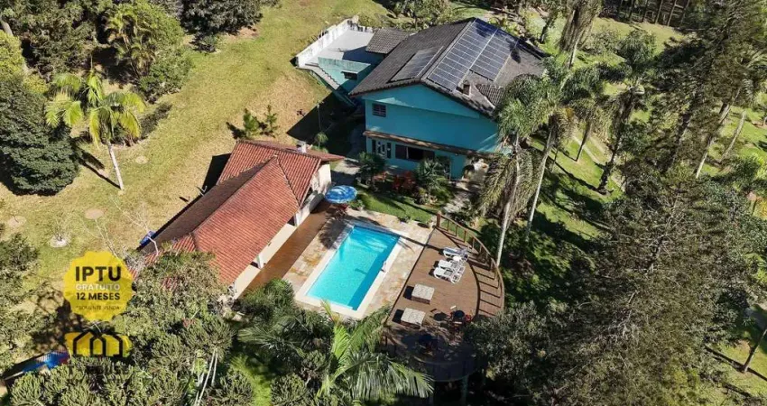 Chácara com 2 dormitórios à venda, 48400 m² por r$ 4.900.000,00 - represa - ribeirão pires/sp