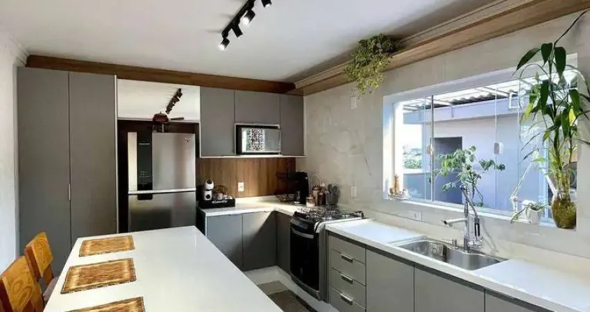 Sobrado com 3 dormitórios à venda, 220 m² por r$ 1.500.000,00 - vila valparaíso - santo andré/sp