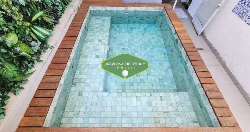 Lindíssima cobertura à venda - condominio vista golf - 3 suítes - 3 vagas